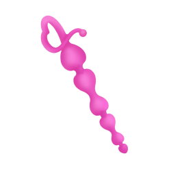 EIS Herz-Analkette Aus Silikon, 18 Cm