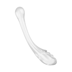 EIS Geschwungener Glasdildo, 18 Cm