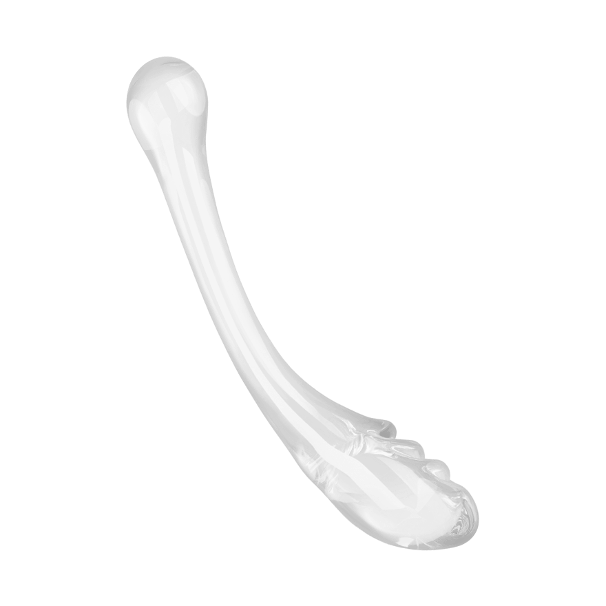 EIS Geschwungener Glasdildo, 18 Cm