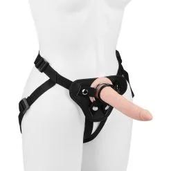 EIS Strap-On Mit Silikon-Naturdildo, 20 Cm