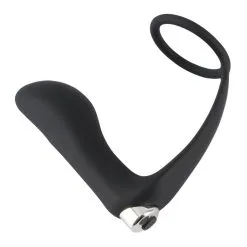 Black Velvets Penisring Mit Vibro-Analplug