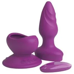 Analfantasy Collection Vibro-Analplug In Wellenstruktur Mit Wandbefestigung