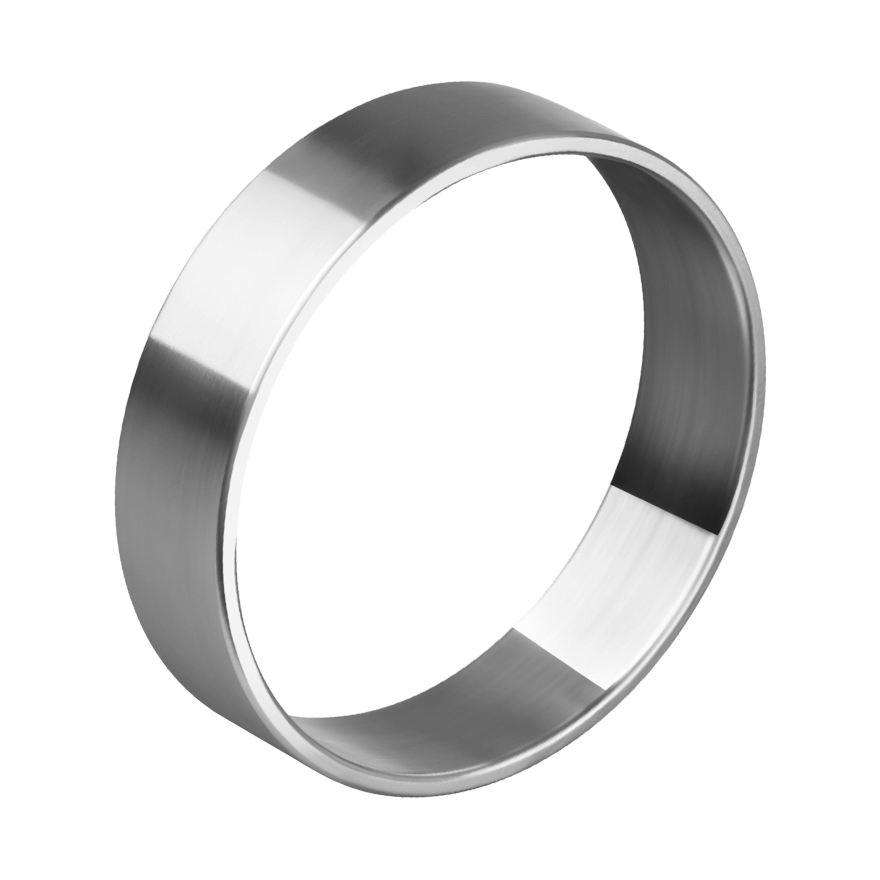 Rimba Sehr Breiter Edelstahl-Penisring, 5,5 Cm