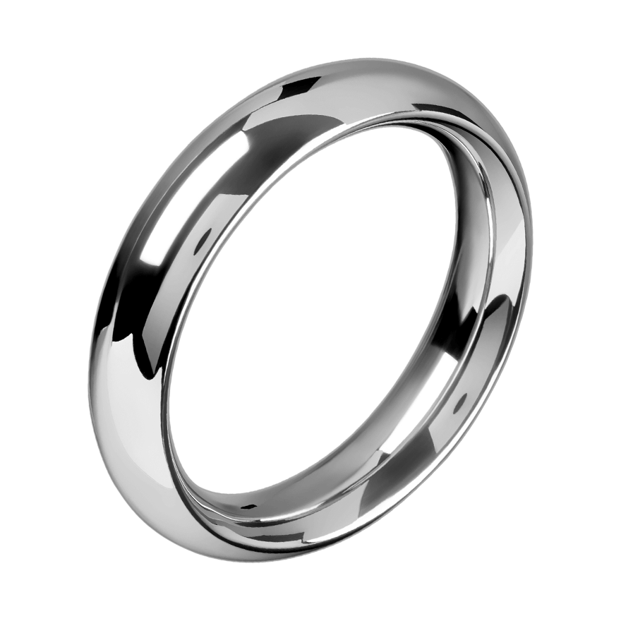 Rimba Breiter Edelstahl-Penisring, 5,5 Cm