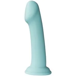 Dillio-platinum-2-2-2 Dillio Platinum Big Hero Teal Dildo Mit Saugnapf 17,2 Cm