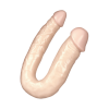 Dream Toys U-förmiger Doppeldildo, 20 Cm