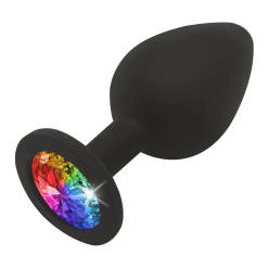 ToyJoy Rainbow Booty Jewel - Medium, 8 Cm