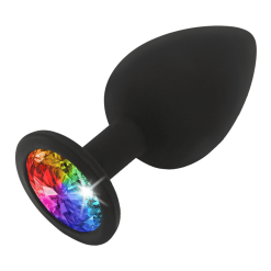 ToyJoy Rainbow Booty Jewel - Large, 9 Cm