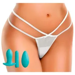HOOKUP Panties Vibro-Slip "Remote Bow-Tie G-String" Mit Plug, Minivibrator Und Fernbedienung
