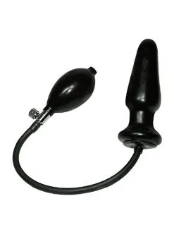 You2Toys Anal Expert: Latex-Analzapfen, Schwarz