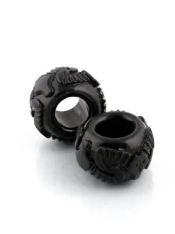 Perfect Fit Tribal Son Ram Ring: Penisring-Set, Schwarz