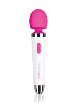 BodyWand Body Wand Aqua: Vibrator, Weiß/pink