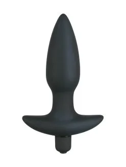 You2Toys Black Velvets Vibrating Medium: Vibro-Analplug, Schwarz