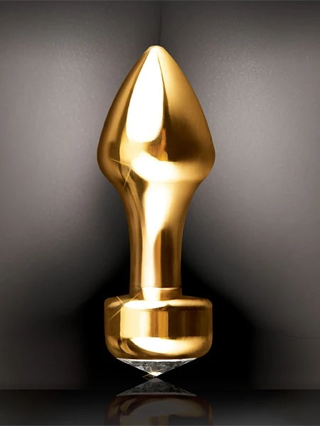 Fetish Fantasy Gold Mini Luv Plug: Analplug, Gold