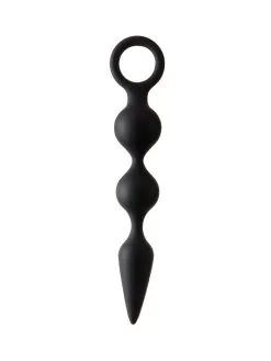 Malesation Ball Chain Small: Analkette, Schwarz