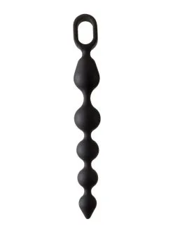 Malesation Ball Chain Medium: Analkette, Schwarz