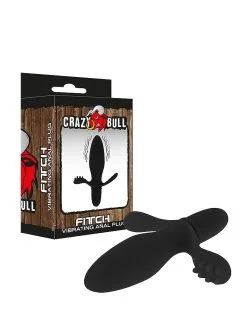 Crazy Bull Fitch: Vibro-Plug, Schwarz
