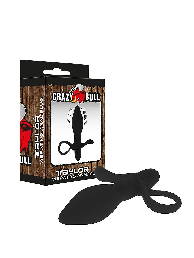 Crazy Bull Taylor: Vibro-Plug, Schwarz