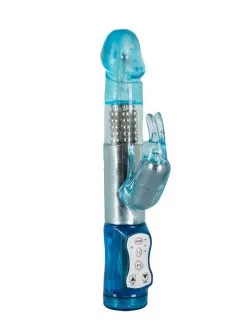 You2Toys Rabbit: Perlen-Bunny-Vibrator, Blau