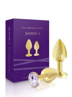 Rianne S Booty: Edelstahl-Plug-Set, Gold