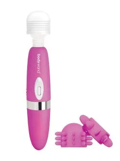 BodyWand Body Wand 360° Spinning Head Wand Massager Set: Vibrator-Set