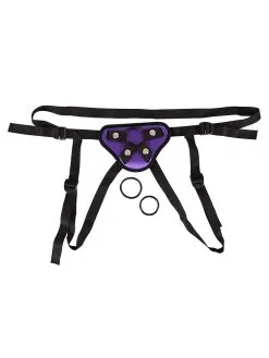 You2Toys Universal-Harness, Schwarz/lila