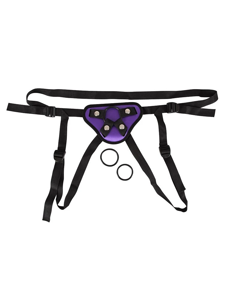 You2Toys Universal-Harness, Schwarz/lila