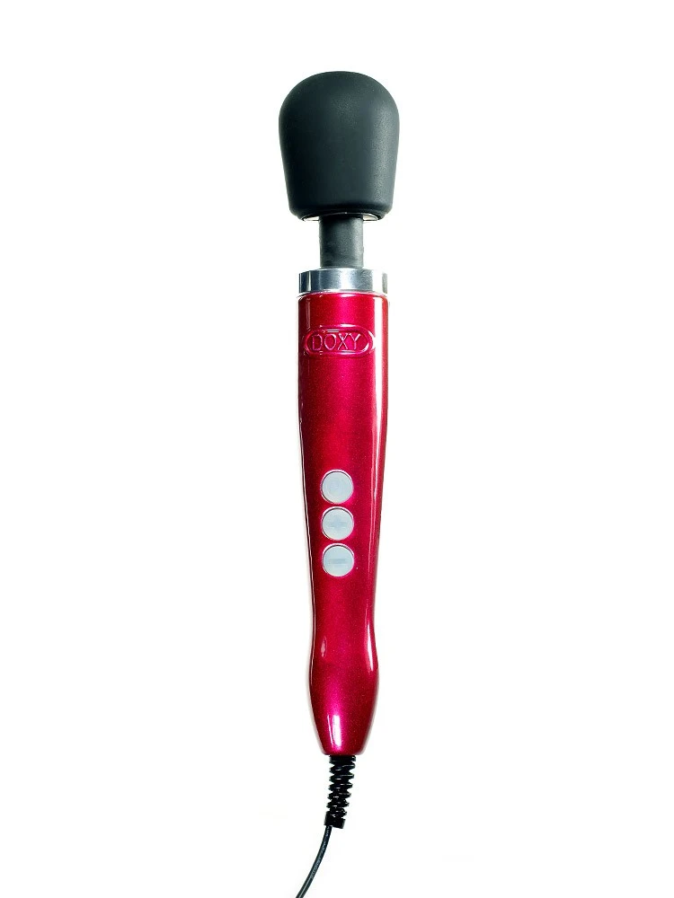 Doxy Die Cast Wand: Massage-Vibrator, Candy Red