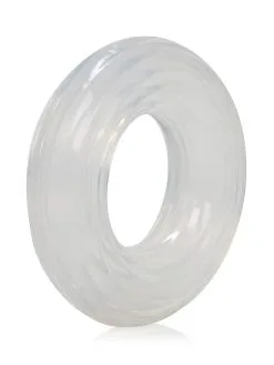 California Exotics Premium Silicone Ring Large: Penisring, Transparent