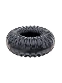 Perfect Fit Ribbed Ring: Penisring, Schwarz