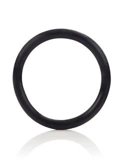 California Exotics Rubber Ring Large: Penisring, Schwarz