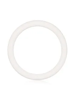 California Exotics Rubber Ring Large: Penisring, Weiß