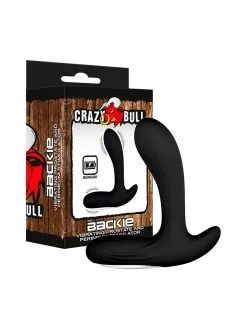 Crazy Bull Backie: Vibro-Plug, Schwarz