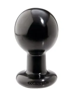 Doc Johnson Round Butt Plug Large: Analplug, Schwarz