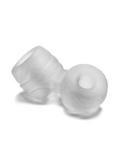 Perfect Fit SilaSkin Cock And Ball: Penisring/Hodenstretcher, Transparent