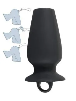 You2Toys Lust Plug: Analtunnel Mit Stopper, Schwarz