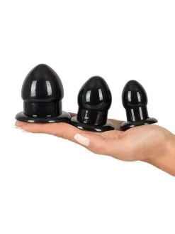 You2Toys Anal Stretching Plug Kit: Analplug-Set, Schwarz