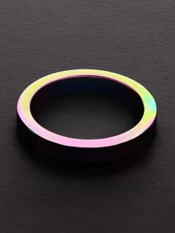 Triune Rainbow Flat C-Ring: Edelstahl-Penisring (40mm)