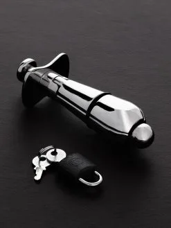 Triune Deluxe Anal Locking Plug: Edelstahl-Analplug