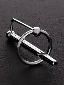 Triune Long Princes Wand: Edelstahl-Eichelring Mit Penisplug (30mm)